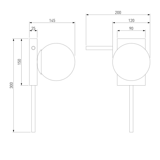Настенный светильник Eurosvet Fredo 40036/1 черный жемчуг изображение 2 Настенный светильник Eurosvet Fredo 40036/1 черный жемчуг Фото № 2
