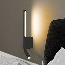 Настенный светодиодный светильник Elektrostandard Sarca LED черный 4000К 40111/LED a063692 3