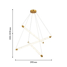 Подвесной светодиодный светильник Favourite Banche 4558-3P 1