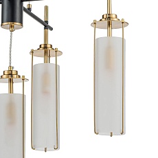 Подвесная люстра Indigo Torcia 11038/5P Brass V000419 1