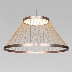 Подвесной светодиодный светильник Eurosvet Cesta 40017/1 LED коричневый 3