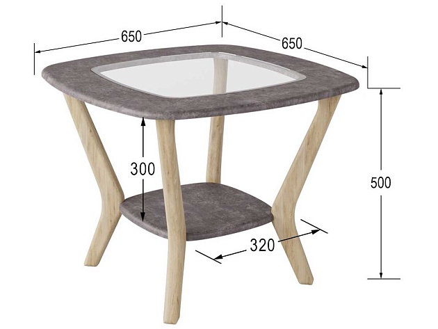 Журнальный стол Мебелик Мельбурн 006935 Фото № 3