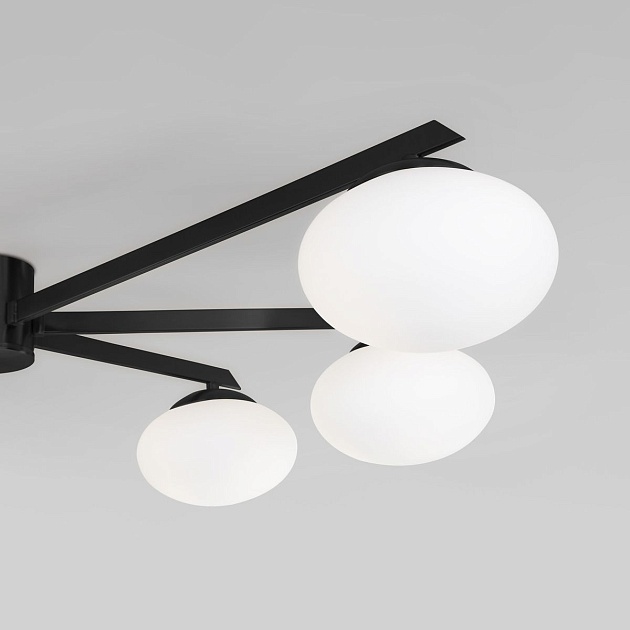 Потолочная люстра Eurosvet Opaline 70220/6 черный Фото № 3