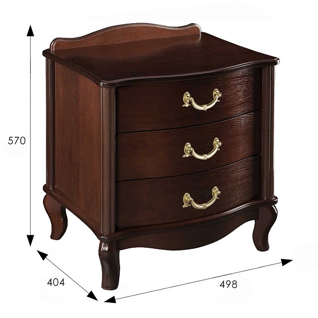 Тумбочка Мебелик Джульетта 008540 Фото № 3