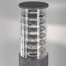 Уличный светильник Elektrostandard 1507 Techno серый a035094 2