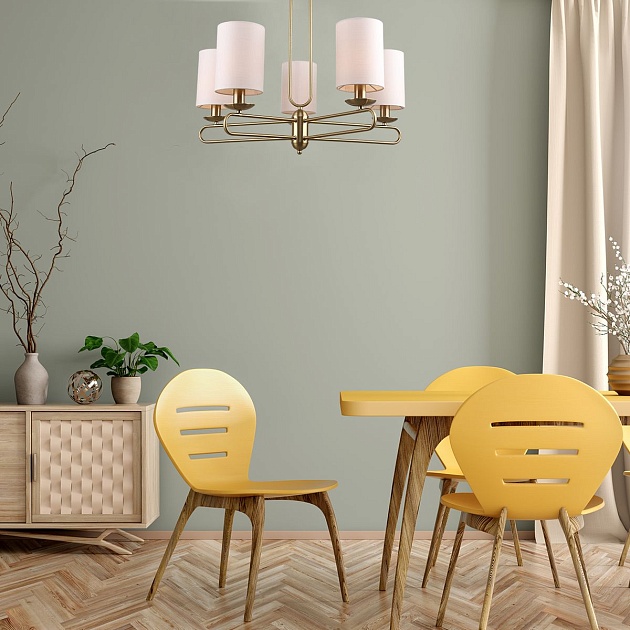 Подвесная люстра Escada Eclipse 10166/5PL Brass Фото № 7