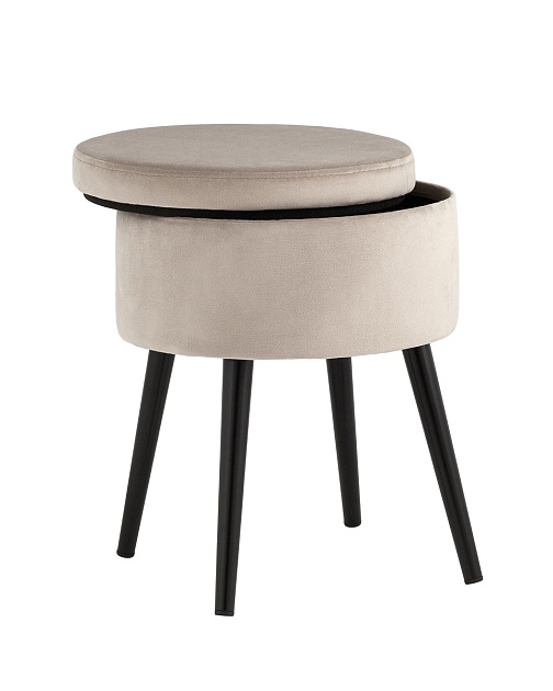 Пуф Stool Group Клайс велюр светло-серый vd-clays-b25 Фото № 2