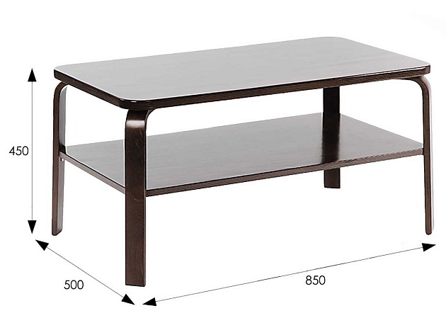 Журнальный стол Мебелик Айроль 000483 изображение 3 Журнальный стол Мебелик Айроль 000483 Фото № 3