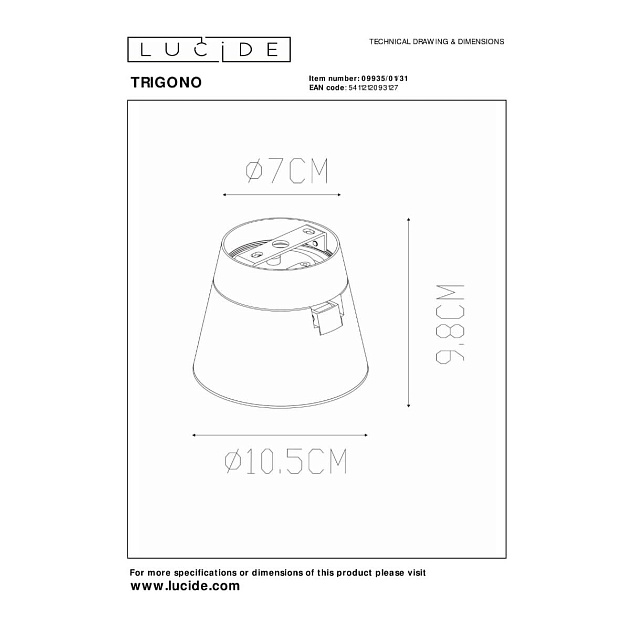 Спот Lucide TRIGONO 09935/01/31 изображение 2 Спот Lucide TRIGONO 09935/01/31 Фото № 2