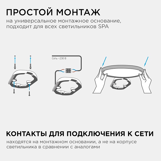 Накладной светильник Apeyron 18-143 изображение 11 Накладной светильник Apeyron 18-143 Фото № 11