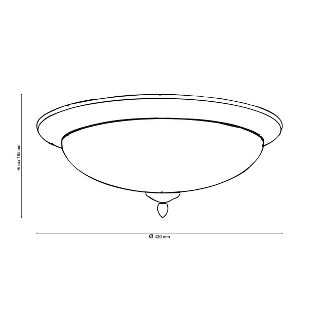 Потолочный светильник Lucia Tucci Pietra Isola 130.3 Фото № 2