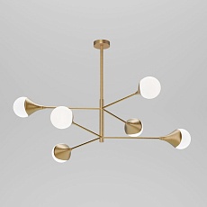 Подвесная люстра Eurosvet Calyx 60168/6 латунь