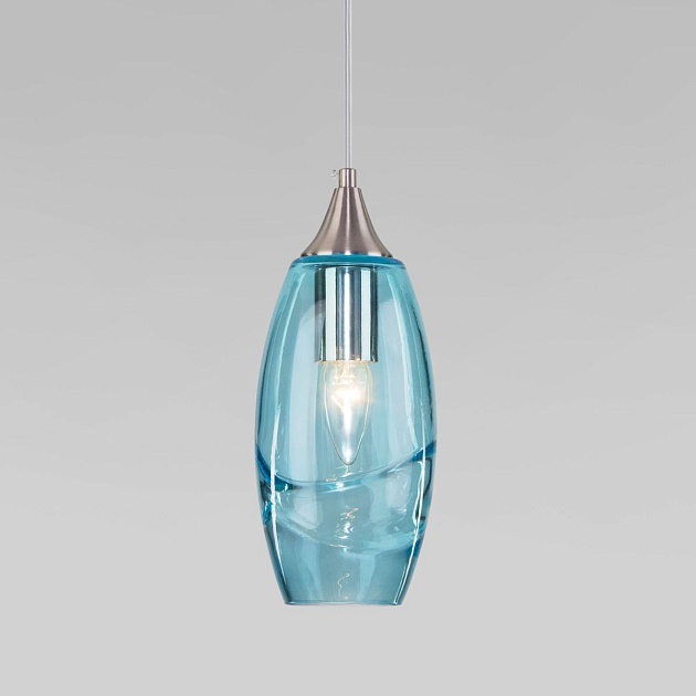 Подвесной светильник Eurosvet Lotus 50222/1 голубой Фото № 5