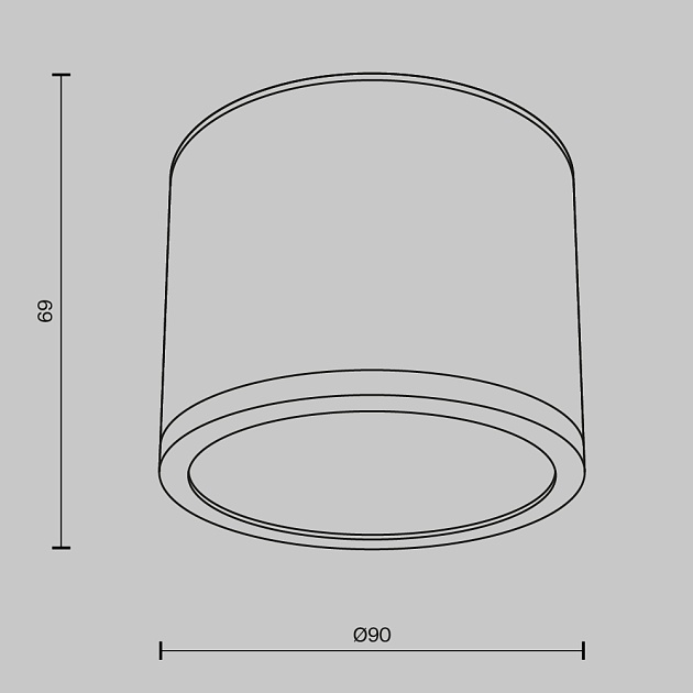 Потолочный светильник Maytoni Technical Rendo C095CL-GX53-GR изображение 3 Потолочный светильник Maytoni Technical Rendo C095CL-GX53-GR Фото № 3