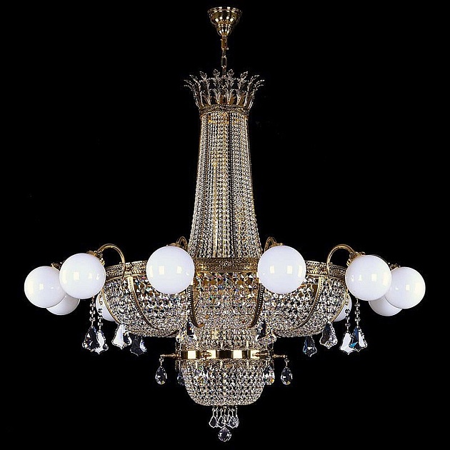 Подвесная люстра Artglass Eurydika 1600x1450 Polished CE Фото № 1