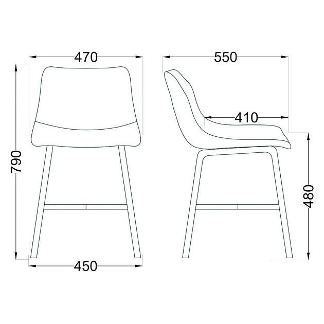 Кухонный стул AksHome Arizona черный, экокожа 63668 изображение 2 Кухонный стул AksHome Arizona черный, экокожа 63668 Фото № 2