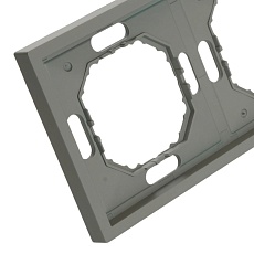 Рамка STEKKER, PFR00-5005-10 5-местная, серия Эмили, платиново-серый, soft touch 49966 3