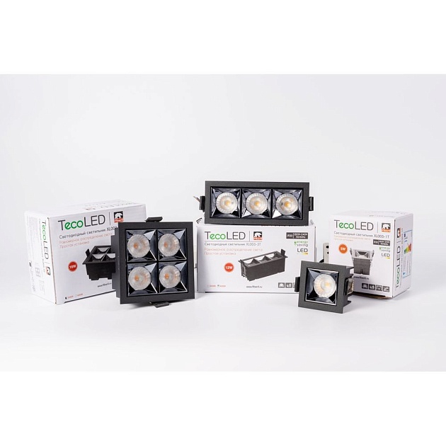 Встраиваемый светодиодный светильник Fiberli XL003-3T 12130302 Фото № 4