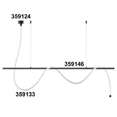Светодиодный гибкий неон Novotech Konst Ramo 38W/m дневной белый 3 м 359133 5