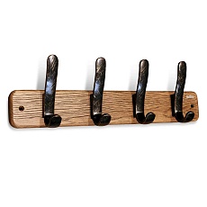 Настенная вешалка Sheffilton SHT-WH20 браш. коричневый/черный зол.патина 1933220402