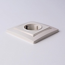 Розетка с заземлением, безвинтовой зажим Werkel слоновая кость W1171303 4690389155772 3