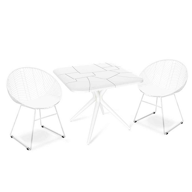 Обеденная группа Sheffilton SHT-DS155 белый/белый 8144936101 изображение 1 Обеденная группа Sheffilton SHT-DS155 белый/белый 8144936101 Фото № 1