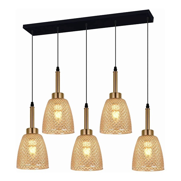 Подвесной светильник Reluce 09011-0.9-05L Amber изображение 1 Подвесной светильник Reluce 09011-0.9-05L Amber Фото № 1