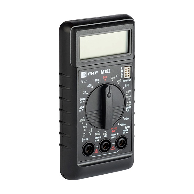 Мультиметр цифровой M182 EKF Master In-180701-bm182 изображение 1 Мультиметр цифровой M182 EKF Master In-180701-bm182 Фото № 1