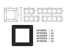 Рамка AMBRELLA VOLT AF110702 2