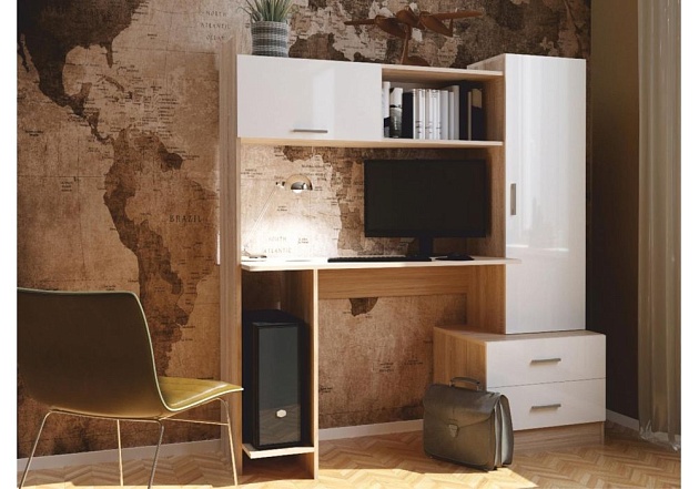 Компьютерный стол Woodville Бишоп 7 559232 Фото № 1