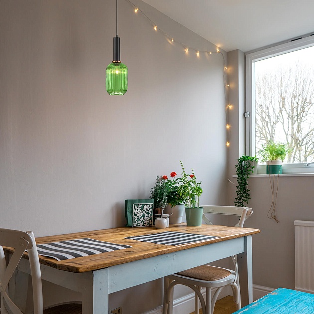 Подвесной светильник Eurosvet 50181/1 зеленый Фото № 6