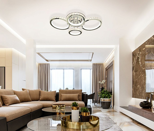 Потолочная светодиодная люстра Natali Kovaltseva Innovation Style 83009 изображение 10 Потолочная светодиодная люстра Natali Kovaltseva Innovation Style 83009 Фото № 10