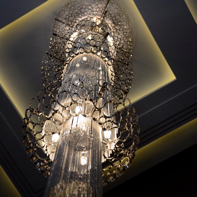 Подвесная люстра Crystal Lux Fashion SP24 D800 H3400 Фото № 2