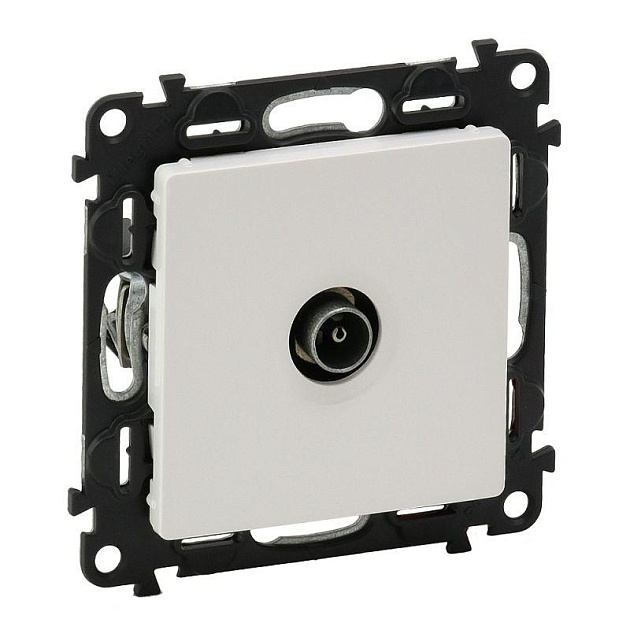 ТВ-розетка оконечная Legrand Valena Life белая 753460 Фото № 1