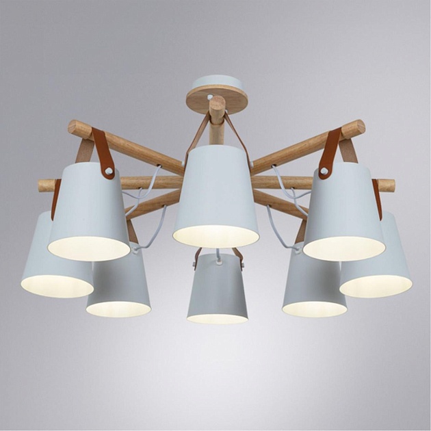 Потолочная люстра Arte Lamp Thomas A7032PL-8WH изображение 4 Потолочная люстра Arte Lamp Thomas A7032PL-8WH Фото № 4