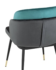 Кухонный стул Stool Group Пенелопа вельвет бирюзовый+антрацит FDC8054 FUT-83 + FUT-74 5