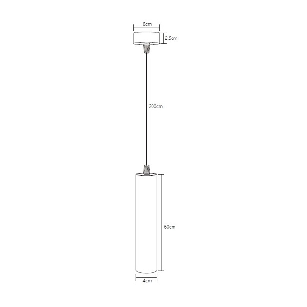 Подвесной светодиодный светильник Fiberli Tube460 3000K 12110201 Фото № 3