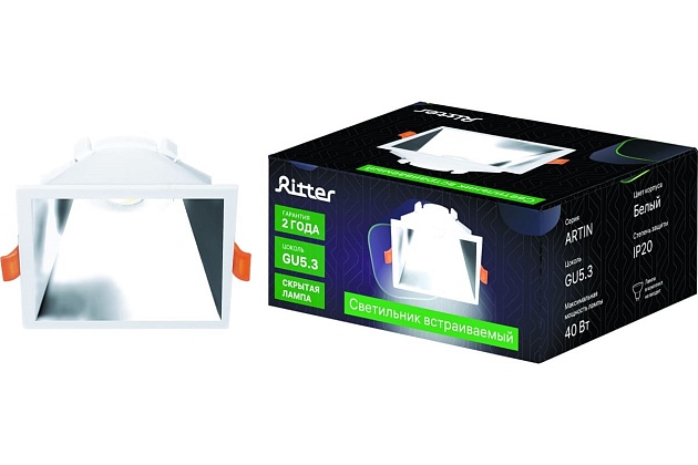 Встраиваемый светильник Ritter Artin 51439 8 изображение 3 Встраиваемый светильник Ritter Artin 51439 8 Фото № 3