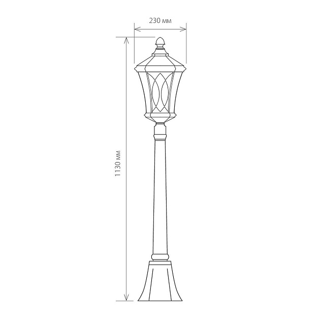 Уличный светильник Elektrostandard Virgo F капучино a031924 Фото № 3