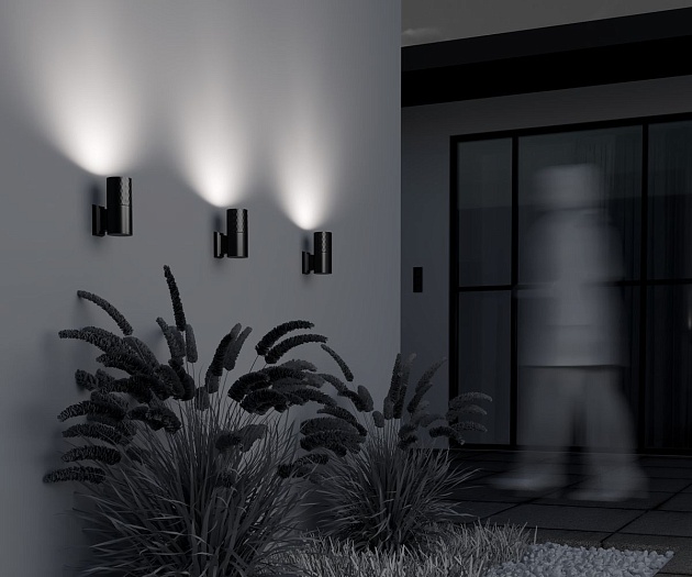 Уличный настенный светильник Maytoni Bowery O583WL-01B Фото № 8