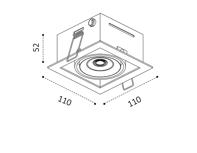 Встраиваемый светодиодный светильник Italline DL 3032 white 3000K изображение 2 Встраиваемый светодиодный светильник Italline DL 3032 white 3000K Фото № 2