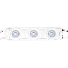 Модуль светодиодный ELF 3SMD диод 2835, с линзой, 160гр.,12В, IP 65, STD, белый ELF-3SMD2835std W
