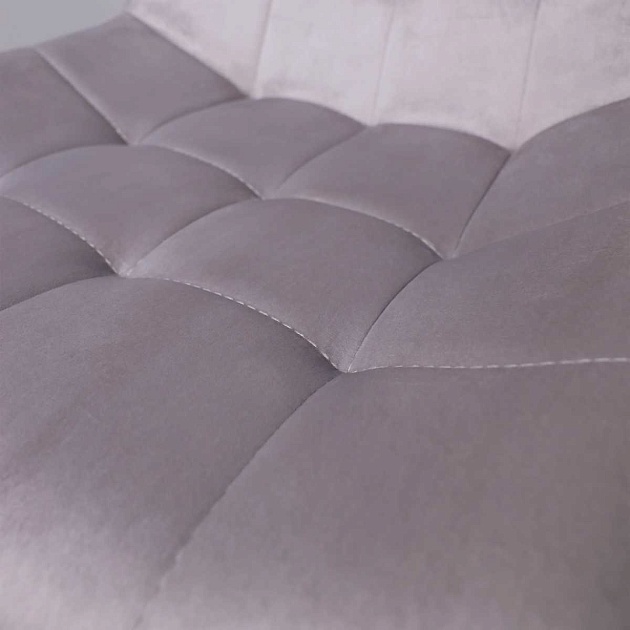 Поворотное кресло AksHome Carolyn велюр, серый 91957 Фото № 11