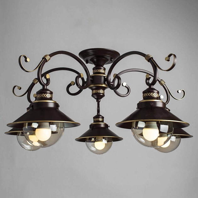 Потолочная люстра Arte Lamp 7 A4577PL-5CK Фото № 5