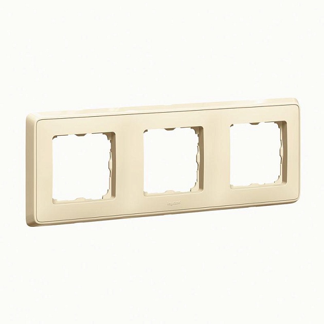 Рамка 3-постовая Legrand Cariva слоновая кость 773753 изображение 1 Рамка 3-постовая Legrand Cariva слоновая кость 773753 Фото № 1