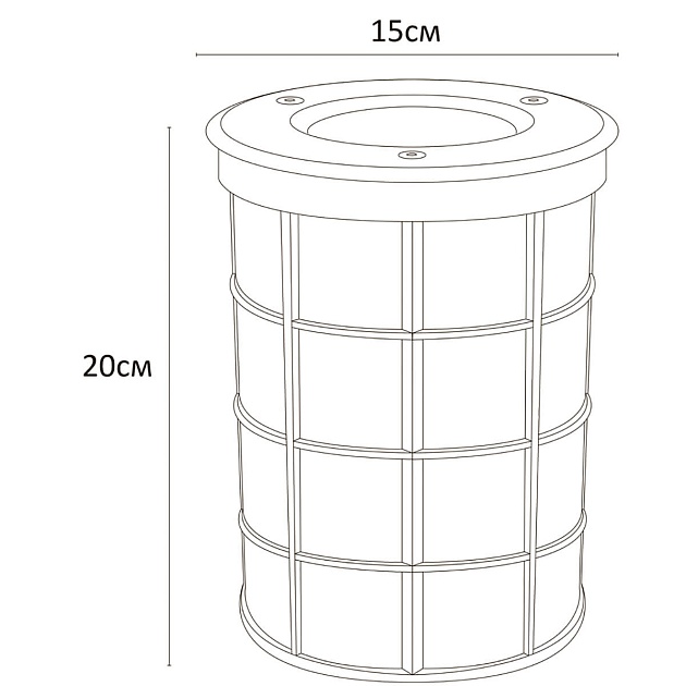 Ландшафтный светильник Arte Lamp Piazza A6014IN-1SS Фото № 2