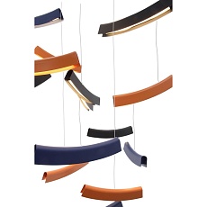 Подвесная светодиодная люстра Mizi'en Slim MZ31505-16-multi 1