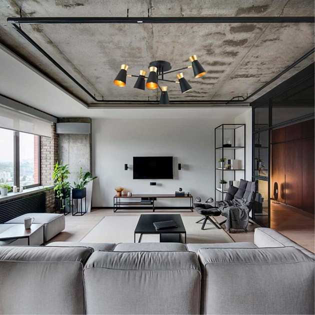 Потолочная люстра Lumion Lofti Liam 3790/6C изображение 3 Потолочная люстра Lumion Lofti Liam 3790/6C Фото № 3