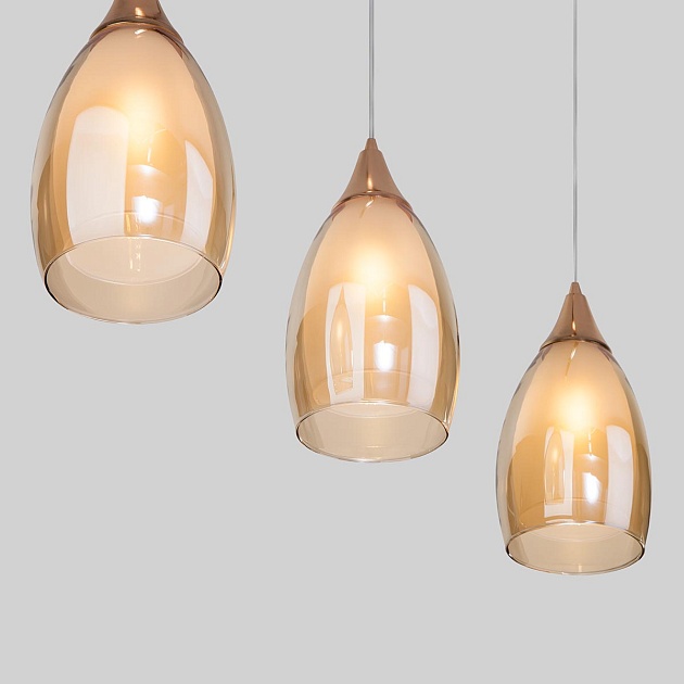 Подвесной светильник Eurosvet Cosmic 50285/3 золото изображение 4 Подвесной светильник Eurosvet Cosmic 50285/3 золото Фото № 4