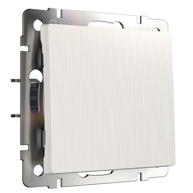 Выключатель Werkel одноклавишный проходной перламутровый рифленый W1112013 4690389160820 Фото № 1